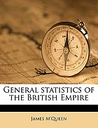 General statistics of the British Empire