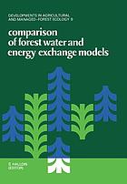 Comparison of forest water and energy exchange models