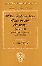 Gesta regum Anglorum 2. General introduction and commentary
