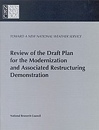 Review of the draft plan for the Modernization and Associated Restructuring Demonstration