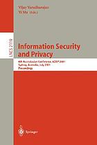 Information security and privacy : Second Australian Conference, ACISP '97, Sydney, NSW, Australia, June 7-9, 1997 : proceedings