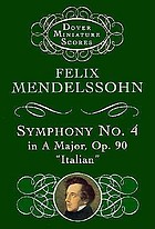 Symphony no. 4, in A major, op. 90 (Italian)
