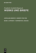 Werke und Briefe : historisch-kritische Ausgabe