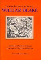 The complete poetry and prose of William Blake