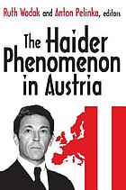 The Haider phenomenon in Austria