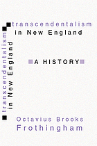 Transcendentalism in New England, a history