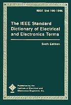 IEEE standard dictionary of electrical and electronics terms