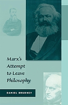 Marx's attempt to leave philosophy