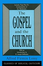 The Gospel and the Church