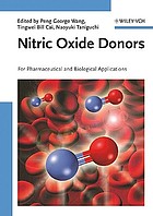 Nitric oxide donors : for pharmaceutical and biological applications