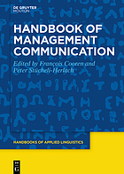 Handbook of management communication