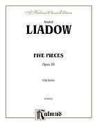 Five pieces for piano solo, op. 39 [and op. 44