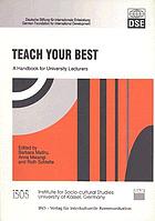 Teach your best : a handbook for university lecturers