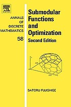 Submodular functions and optimization