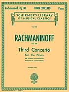 Piano concerto no. 3 in D minor, op. 30