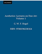 Aesthetics : lectures on fine art