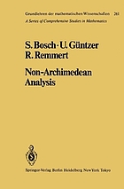 Non-archimedean analysis : a systematic approach to rigid analytic geometry