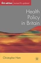 Health policy in Britain