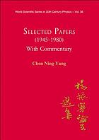 Selected papers, 1945-1980, with commentary