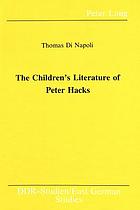 The Children's literature of Peter Hacks