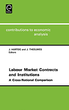 Labour market contracts and institutions : a cross-national comparison : papers presented at the International Workshop for Labour Market Contracts and Institutions at the Netherlands Institute for Advanced Studies (NIAS), Wassenaar, the Netherlands
