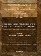 The Edessa-Aleppo Syriac codex of the Chronicle of Michael the Great