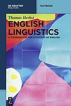 English linguistics : a coursebook for students of English
