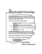 The Wheelwright genealogy register report