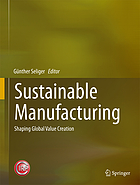 Sustainable manufacturing : shaping global value creation