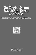 Sweet's Anglo-Saxon reader in prose and verse