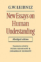 New essays on human understanding