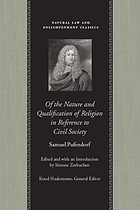 Of the nature and qualification of religion in reference to civil society