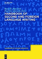 Handbook of second and foreign language writing