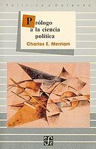 Prólogo a la ciencia política