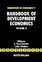 Handbook of development economics