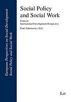 Social policy and social work from an international development perspective