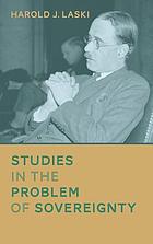 Studies in the problem of sovereignty