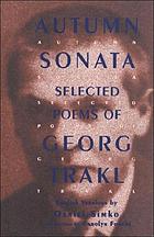 Autumn sonata : selected poems of Georg Trakl