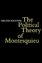 The political theory of Montesquieu