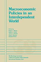 Macroeconomic policies in an interdependent world