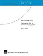Heads we win : the cognitive side of counterinsurgency (COIN)