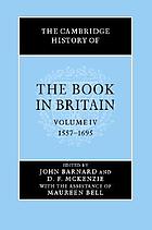 The Cambridge history of the book in Britain