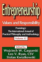 Entrepreneurship : values and responsibility