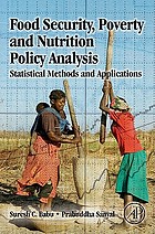 Food security, poverty, and nutrition policy analysis : statistical methods and applications
