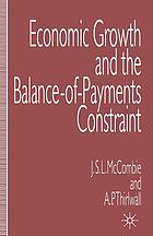 Economic growth and the balance-of-payments constraint