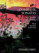 Sonatas for violin and piano