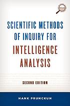 Scientific methods of inquiry for intelligence analysis