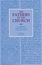 Theological and dogmatic works : The Fathers of the church, a new translation, v. 44