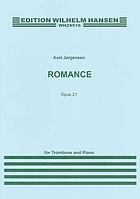 Romance for trombone and piano, op. 21