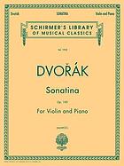 Sonatine für Klavier und Violine, G-Dur, Opus 100